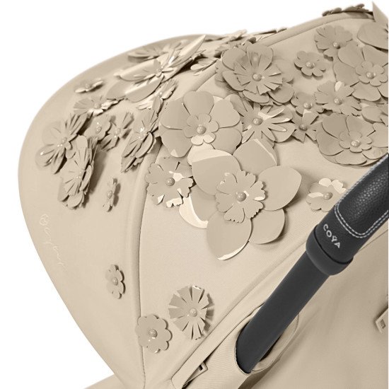 Коляска прогулочная Cybex Coya Simply Flowers Beige