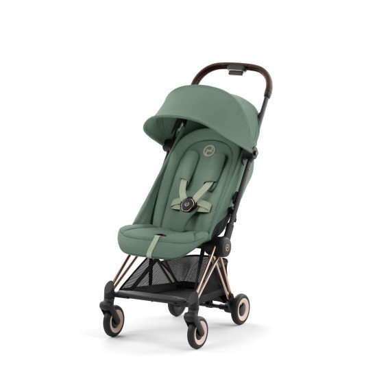 Коляска прогулочная Cybex Coya Leaf Green Rosegold