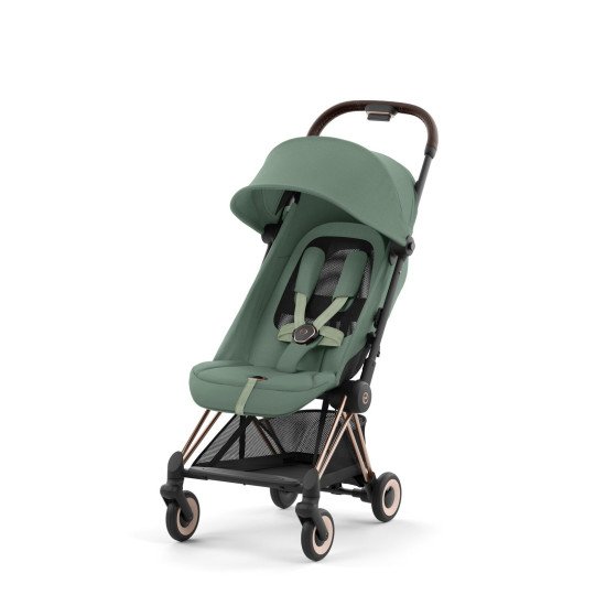 Коляска прогулочная Cybex Coya Leaf Green Rosegold