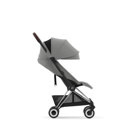 Коляска прогулочная Cybex Coya Mirage Grey Chrome Dark Brown Коляска прогулочная Cybex Coya Mirage Grey Chrome Dark Brown