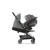 Коляска прогулочная Cybex Coya Mirage Grey Chrome Dark Brown Коляска прогулочная Cybex Coya Mirage Grey Chrome Dark Brown