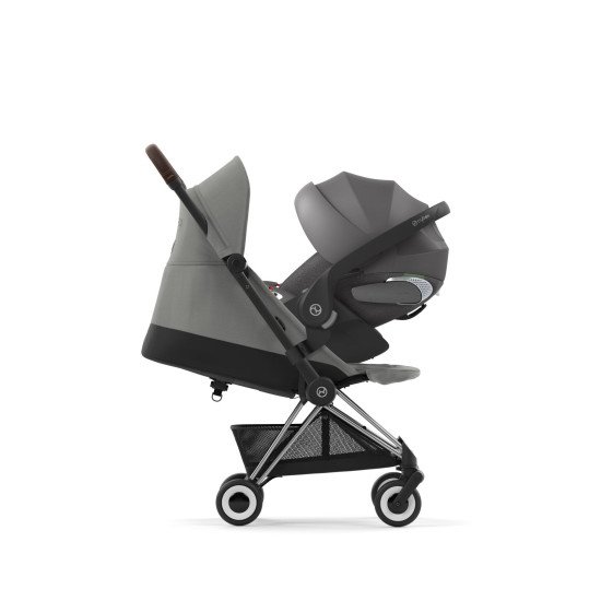 Коляска прогулочная Cybex Coya Mirage Grey Chrome Dark Brown Коляска прогулочная Cybex Coya Mirage Grey Chrome Dark Brown