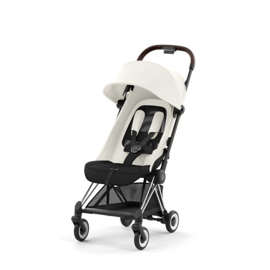 Коляска прогулочная Cybex Coya Off White Chrome Dark Brown 