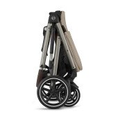 Коляска универсальная для двойни 2 в 1 Cybex Gazelle S TPE Almond Beige