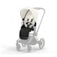 Чохол тканинний для прогулянкового блоку Cybex Priam Off White
