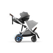 Коляска прогулочная для двойни Cybex eGazelle S SLV Stone Grey