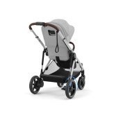 Коляска прогулочная для двойни Cybex eGazelle S SLV Stone Grey