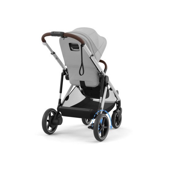 Коляска прогулочная для двойни Cybex eGazelle S SLV Stone Grey
