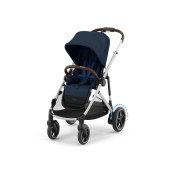 Коляска прогулянкова для двійні Cybex eGazelle S SLV Ocean Blue