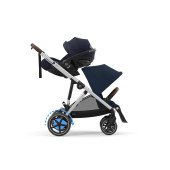 Коляска універсальна для двійні 2 в 1 Cybex eGazelle S SLV Ocean Blue Коляска універсальна для двійні 2 в 1 Cybex eGazelle S SLV Ocean Blue