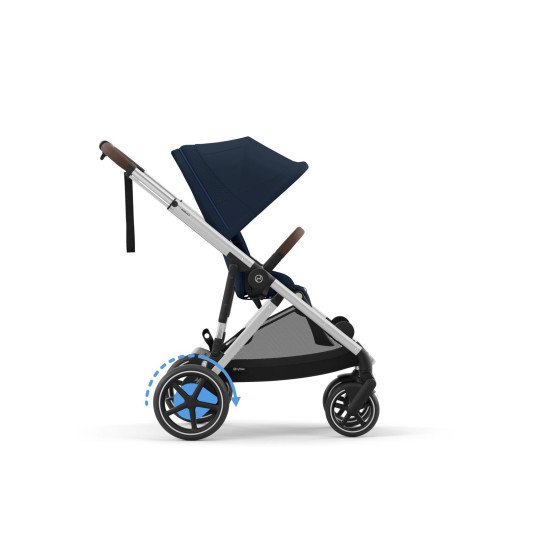 Коляска прогулянкова для двійні Cybex eGazelle S SLV Ocean Blue
