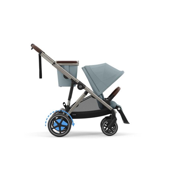 Коляска прогулянкова Cybex eGazelle S TPE Stormy Blue Коляска прогулянкова Cybex eGazelle S TPE Stormy Blue