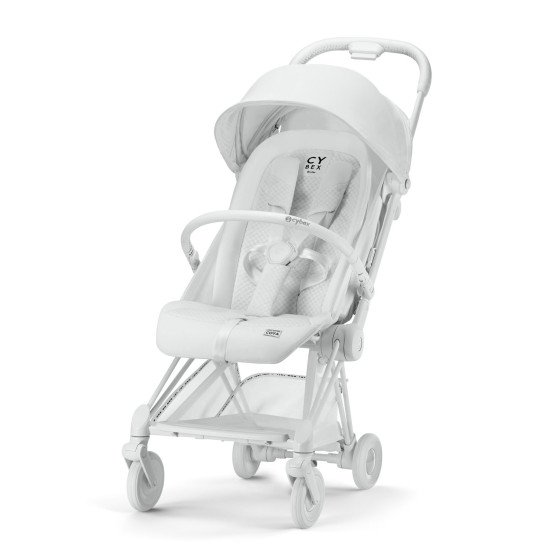 Коляска прогулочная Cybex Coya Urban Mobility White (с бампером и дождевиком)