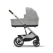 Коляска універсальна 2 в 1 Cybex Balios S Lux SLV Stone Grey
