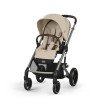 Коляска прогулянкова Cybex Balios S Lux TPE Almond Beige