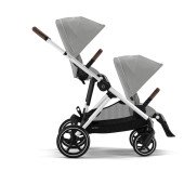 Коляска прогулочная для двойни Cybex Gazelle S SLV Stone Grey Коляска прогулочная для двойни Cybex Gazelle S SLV Stone Grey