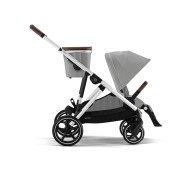 Коляска прогулочная для двойни Cybex Gazelle S SLV Stone Grey Коляска прогулочная для двойни Cybex Gazelle S SLV Stone Grey