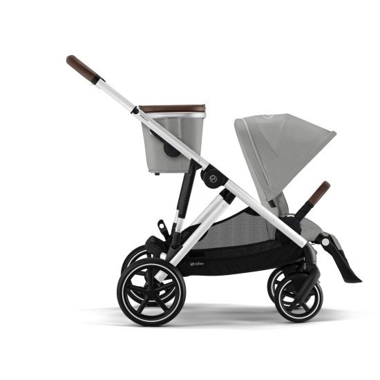 Коляска прогулочная для двойни Cybex Gazelle S SLV Stone Grey Коляска прогулочная для двойни Cybex Gazelle S SLV Stone Grey