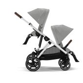 Коляска прогулочная для двойни Cybex Gazelle S SLV Stone Grey Коляска прогулочная для двойни Cybex Gazelle S SLV Stone Grey