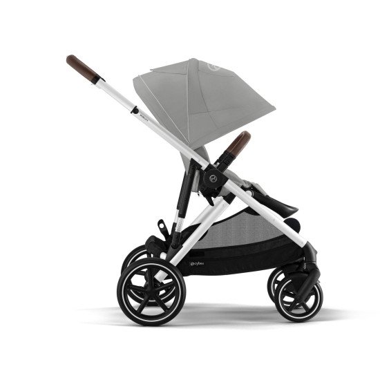 Коляска прогулочная для двойни Cybex Gazelle S SLV Stone Grey Коляска прогулочная для двойни Cybex Gazelle S SLV Stone Grey
