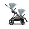 Коляска прогулочная для двойни Cybex Gazelle S TPE Stormy Blue