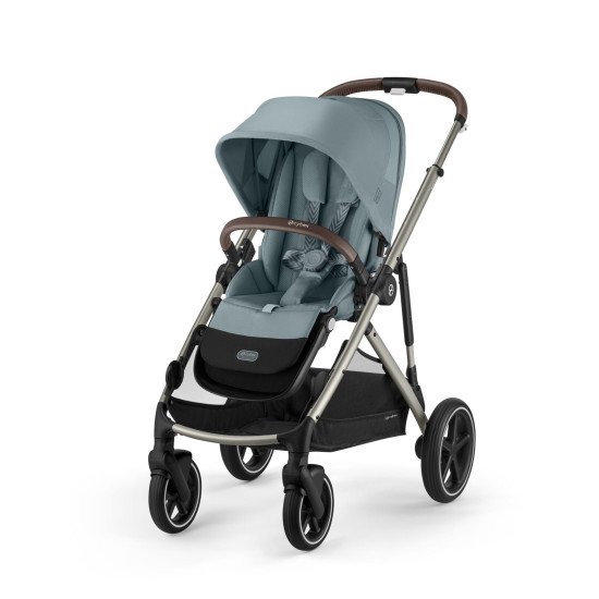 Коляска прогулочная для двойни Cybex Gazelle S TPE Stormy Blue