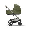 Коляска универсальная 2 в 1 Cybex Balios S Lux TPE Moss Green