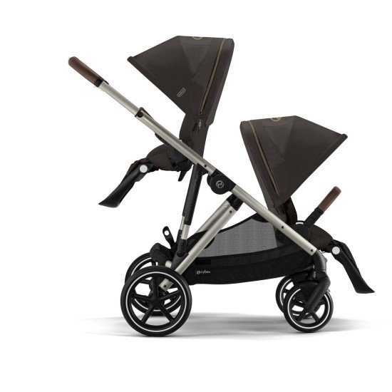 Коляска универсальная для двойни 2 в 1 Cybex Gazelle S TPE Chocolate Brown Коляска универсальная для двойни 2 в 1 Cybex Gazelle S TPE Chocolate Brown