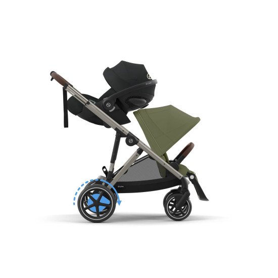 Коляска прогулянкова Cybex eGazelle S TPE Moss Green Коляска прогулянкова Cybex eGazelle S TPE Moss Green