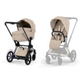 Коляска універсальна 2 в 1 Cybex ePriam Style BLK Cozy Beige Коляска універсальна 2 в 1 Cybex ePriam Style BLK Cozy Beige