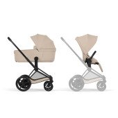 Коляска універсальна 2 в 1 Cybex ePriam Style BLK Cozy Beige Коляска універсальна 2 в 1 Cybex ePriam Style BLK Cozy Beige