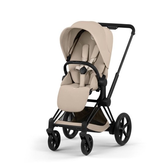Коляска універсальна 2 в 1 Cybex ePriam Style BLK Cozy Beige Коляска універсальна 2 в 1 Cybex ePriam Style BLK Cozy Beige