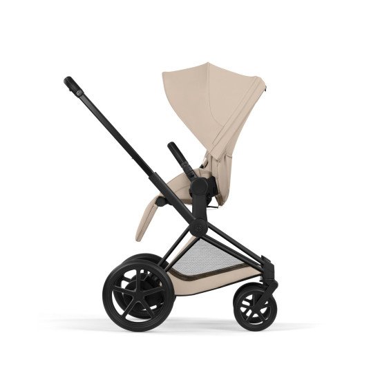 Коляска універсальна 2 в 1 Cybex ePriam Style BLK Cozy Beige Коляска універсальна 2 в 1 Cybex ePriam Style BLK Cozy Beige