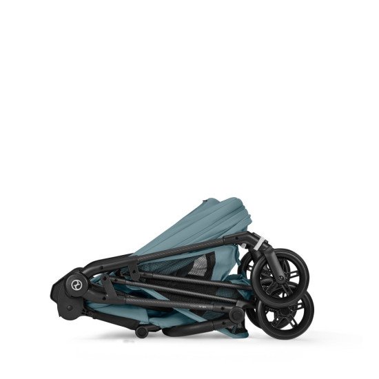 Коляска прогулочная Cybex Melio Carbon Stormy Blue Коляска прогулочная Cybex Melio Carbon Stormy Blue