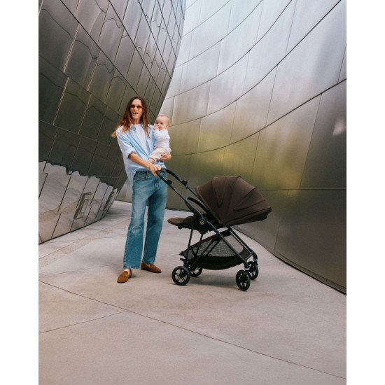 Коляска прогулочная Cybex Melio Carbon Chocolate Brown Коляска прогулочная Cybex Melio Carbon Chocolate Brown