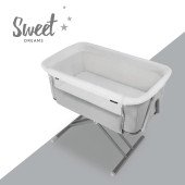 Дитяче ліжечко Hauck Face to Me 2 Melange Grey