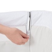 Дитяче ліжечко Hauck Face to Me 2 Melange Grey
