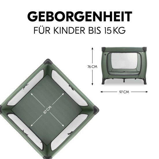 Манеж Hauck Sleep N Play SQ Dark Green Манеж Hauck Sleep N Play SQ Dark Green