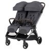 Коляска прогулочная для двойни CARRELLO Link CRL-6533 Cliff Grey
