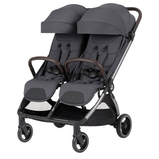 Коляска прогулянкова для двійні CARRELLO Link CRL-6533 Cliff Grey