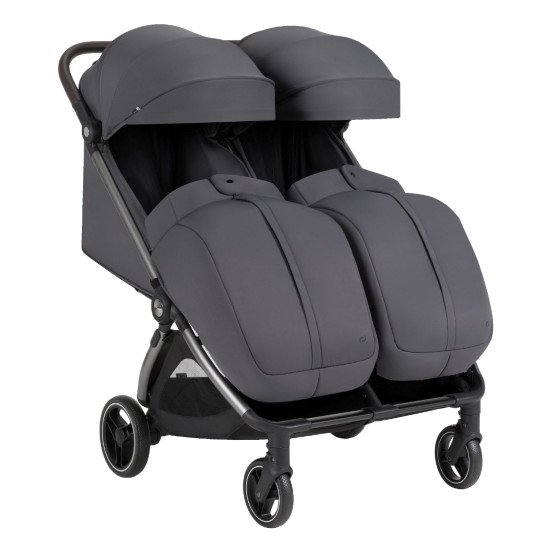 Коляска прогулянкова для двійні CARRELLO Link CRL-6533 Cliff Grey