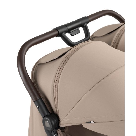 Коляска прогулянкова для двійні CARRELLO Link CRL-6533 Cliff Grey