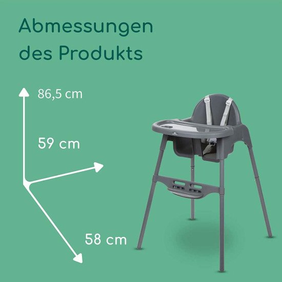 Стульчик для кормления Bebe Confort Meely Graphite Стульчик для кормления Bebe Confort Meely Graphite