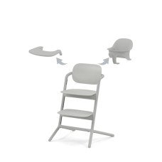 Стільчик для годування  3 в 1 Cybex Lemo Suede Grey