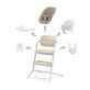 Стульчик для кормления 4 в 1 Cybex Lemo Sand White