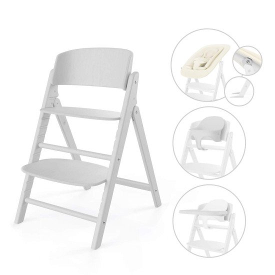 Стільчик для годування 4 в 1 Cybex Click&Fold All White Стільчик для годування 4 в 1 Cybex Click&Fold All White