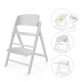 Стільчик для годування 4 в 1 Cybex Click&Fold All White