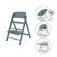 Стільчик для годування 4 в 1 Cybex Click&Fold Stone Blue
