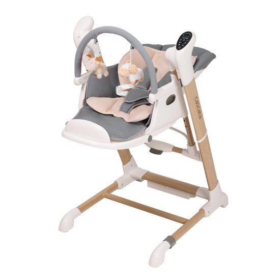 Стульчик-качель Carrello Cascata CRL-10303 Ash Grey Стульчик-качель Carrello Cascata CRL-10303 Ash Grey